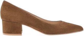Gianvito Rossi Piper Pump 45 in Brown at Nordstrom, Size 37.5