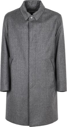 Canali 3-in-1 Impeccabile wollen carcoat - Heren - Mantel - Grijs - M - Wol - Jassen