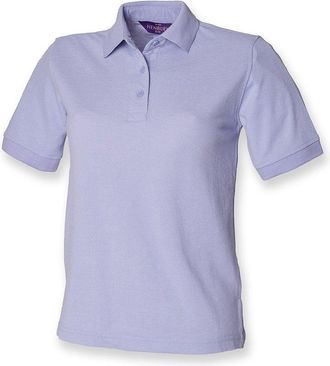 Henbury Ladies Pique Polo Shirt : Color - Lavender : Size - 10
