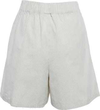 Max Mara Shorts a righe - Bianco