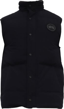 Canada Goose Mock Neck Gilet in Black Polyester