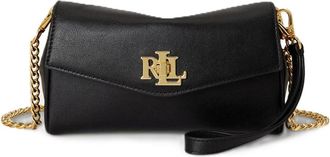 Ralph Lauren Portafoglio a tracolla Tanner in pelle nappa - - Bags - Donna - Nero - ONE SIZE