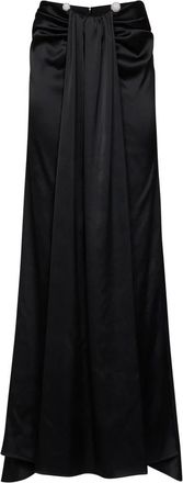 Giuseppe Di Morabito Asymmetrische Maxirok - Dames - Maxi Rokken - Zwart - M - Rokken