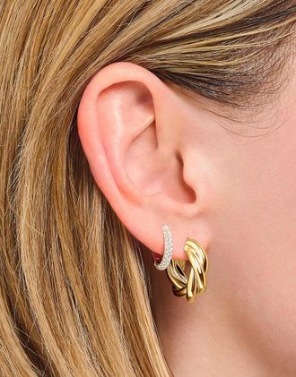 Thomas Sabo Orecchini a cerchio in argento sterling