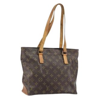 Louis Vuitton Pre-owned Tote Bags, female, Brown, Size: ONE SIZE Pre-owned Canvas Tote Bag