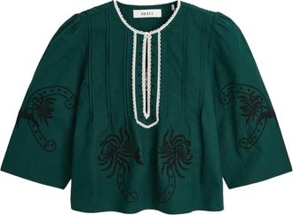 Skall Studio Mujer, Blusas y Camisas, Verde, Talla: XS