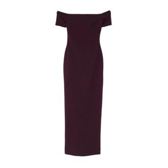 Solace London Kleedjes Purple - Dames - Maxi kleedjes - Paars - M - Kleedjes