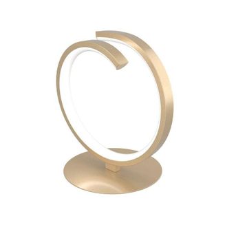 Top-Light Abatjour Moderno Tornado Alluminio Oro Led 8W