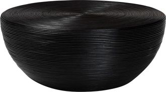 Baxton Studio Tokyo Laminated Rattan Coffee Table