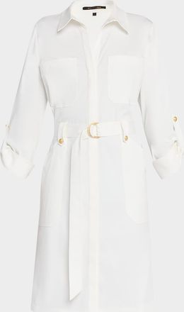 Kobi Halperin Caryss Belted A-Line Shirtdress