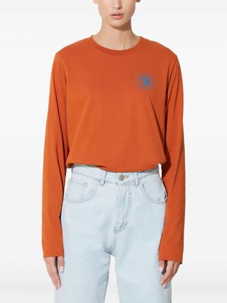 Fj&auml;llr&auml;ven 1960 long-sleeve T-shirt - Brown