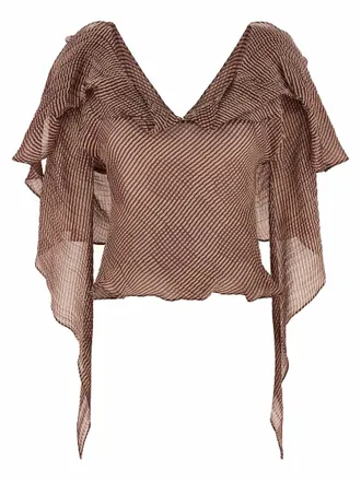 Kiko Kostadinov Linen Womens Blouse