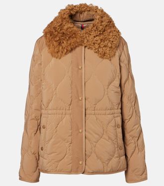 Moncler Quintin quilted down jacket and vest set