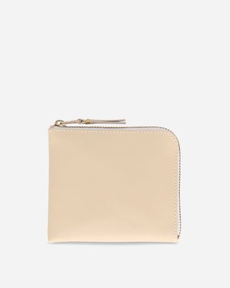 Comme Des Gar&ccedil;ons Classic Line Zip-Around Wallet Off White