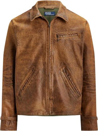 Polo Ralph Lauren Bomber con zip - Marrone