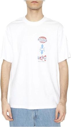 Edwin Maglietta Girocollo - Heren - T-shirts - Wit - XL - Tops