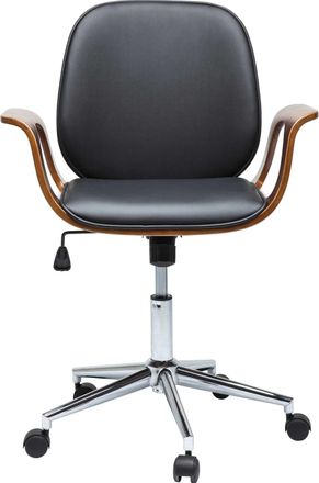 Kare Design Silla oficina giratoria nogal