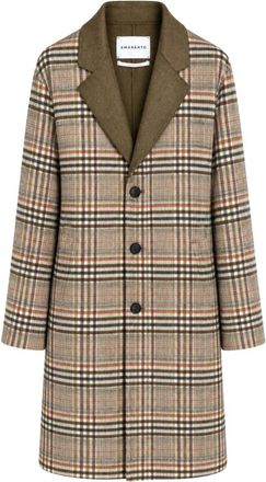 Amaranto Cappotto Monopetto - - Coats - Uomo - Beige - M