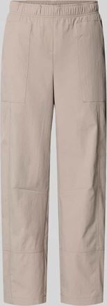 Cambio Cambio Regular Fit Stoffhose mit Eingrifftaschen Modell OPHELIA in Taupe, Gr&ouml;&szlig;e 32