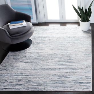 Safavieh Orchard Machine Made Area rug, Grey / Blue Contemporary Style Easy Care