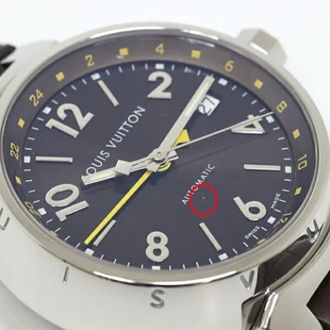 Louis Vuitton Pre-owned Watches, male, Brown, Size: ONE SIZE Pre-owned Stainless Steel Watch