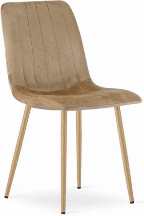 OEM Silla Lava - Terciopelo Marr&oacute;n / Patas Color Madera X 1