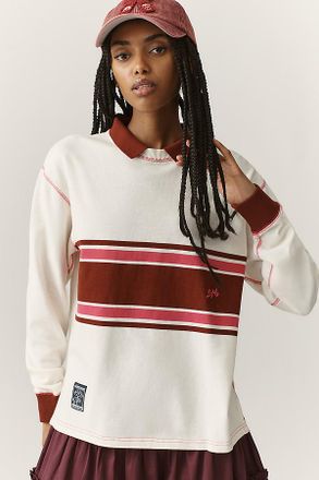 Damson Madder Olina Long-Sleeve Organic Cotton Pullover
