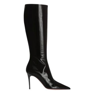 PARIS TEXAS Vera Pump Laarzen - Dames - Schoenen - Zwart - Maat: 40 EU Leer