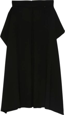 Nissa Gonna plissettata asimmetrica - Nero