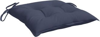 vidaXL Cojines Para Silla 6 Uds Tela Oxford Azul Marino 50x50x7 Cm Vidaxl