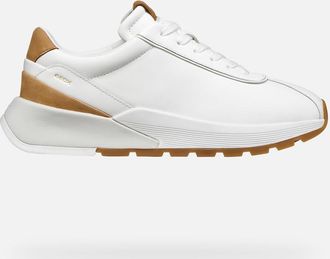 Geox Scarpe Metropoli Uomo Bianco/cuoio