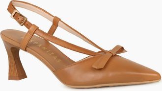 Hispanitas Womens Giorgia Womens Open Court Shoes - Brown - Size: 2