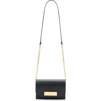 AllSaints Etta Leather Clutch in Black at Nordstrom