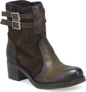 Miz Mooz Stellar Dual Buckle Bootie in Brown at Nordstrom Rack, Size 5.5-6Us / 36Eu