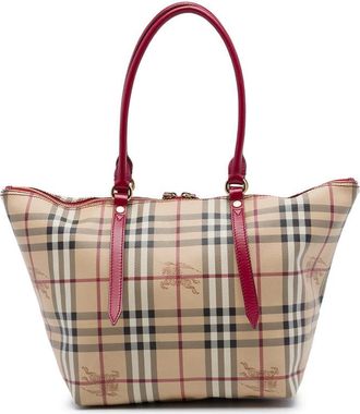 Burberry Pre-owned Burberry Small Haymarket Check Coated Canvas Salisbury Tote Ladies NFCMB88QDDDHF951