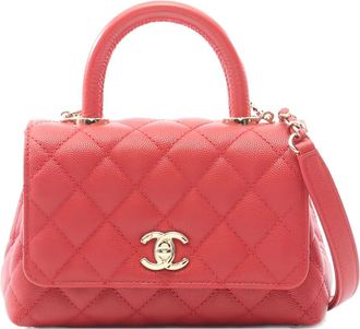 Chanel 2021 XXS quilted handbag - Red