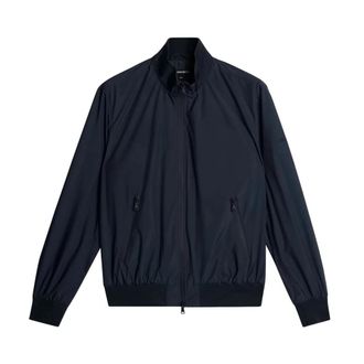 J.Lindeberg Navy Bomberjack met Ritssluiting - Heren - Bomber jackets - Blauw - S - Polyester - Jassen