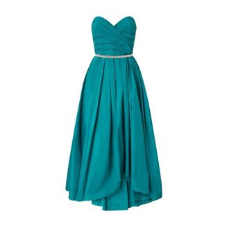 Pinko Pinko Kleedjes Green - Dames - Avondkleed - Groen - M - Leer - Kleedjes