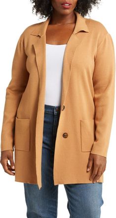 By Design Willow Cardigan in Camel at Nordstrom Rack, Size 3X