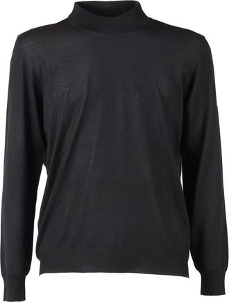 Fedeli Turtleneck Trui - Heren - Coltruien - Zwart - XL - Truien & Vesten