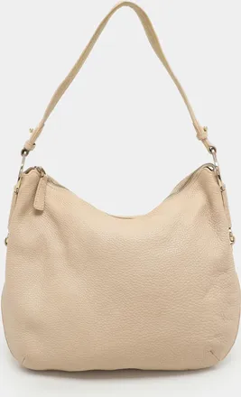 Aigner Beige Leather Hobos