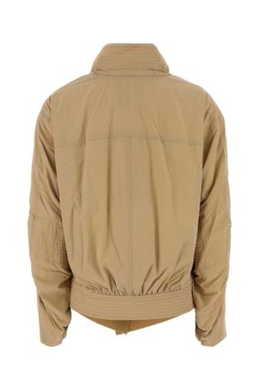 Isabel Marant Womens Beige Lyocell Theresa Jacket Desert Nylon