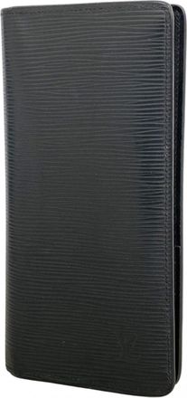 Louis Vuitton Noir Long Wallet (Bi-Fold) (Pre-Owned)