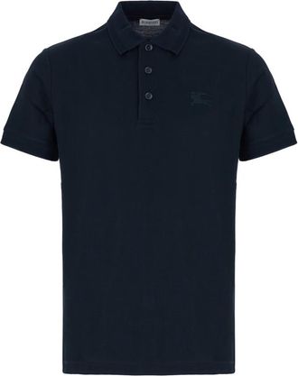 Burberry Klassiek poloshirt - Heren - Polos - Blauw - S - Katoen - Tops