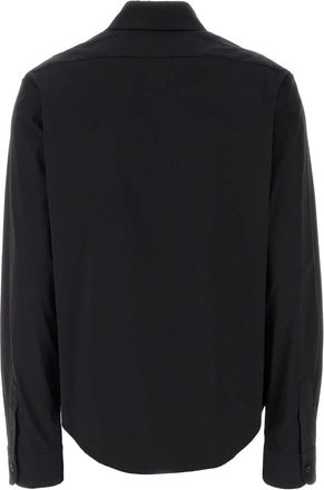 Miu Miu Collared Cotton-Blend Shirt - Black