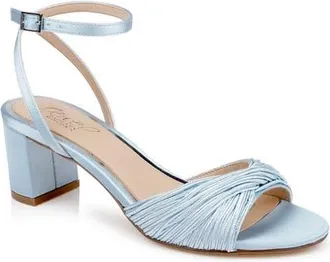 Badgley Mischka Pretty Ankle Strap Sandal in Sky Blue at Nordstrom, Size 6.5