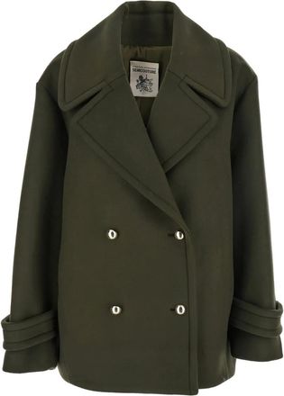 Semicouture Cappotto doppiopetto - Verde