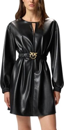 Pinko Mujer, Vestidos, Negro, Talla: L