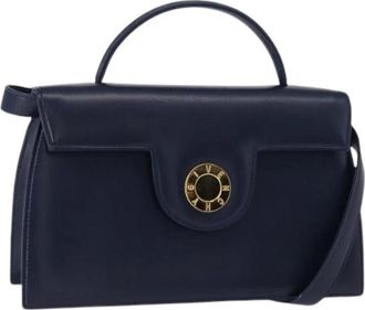 Givenchy Pre-owned Handbags, female, Blue, Size: ONE SIZE Pre-owned Leather Handbag