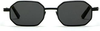 L.G.R Axum 6460 Mens Sunglasses Black Size 50